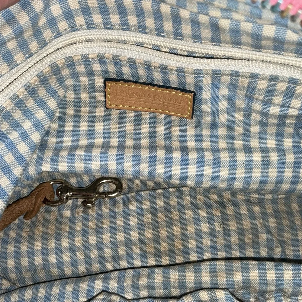 Dooney & Bourke Y2K Multicolor‎ Plaid Baguette Shoulder Bag